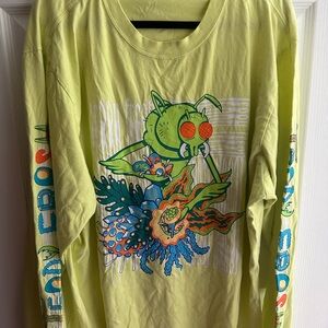Teddy Fresh Light Yellow Rick and Morty Tee